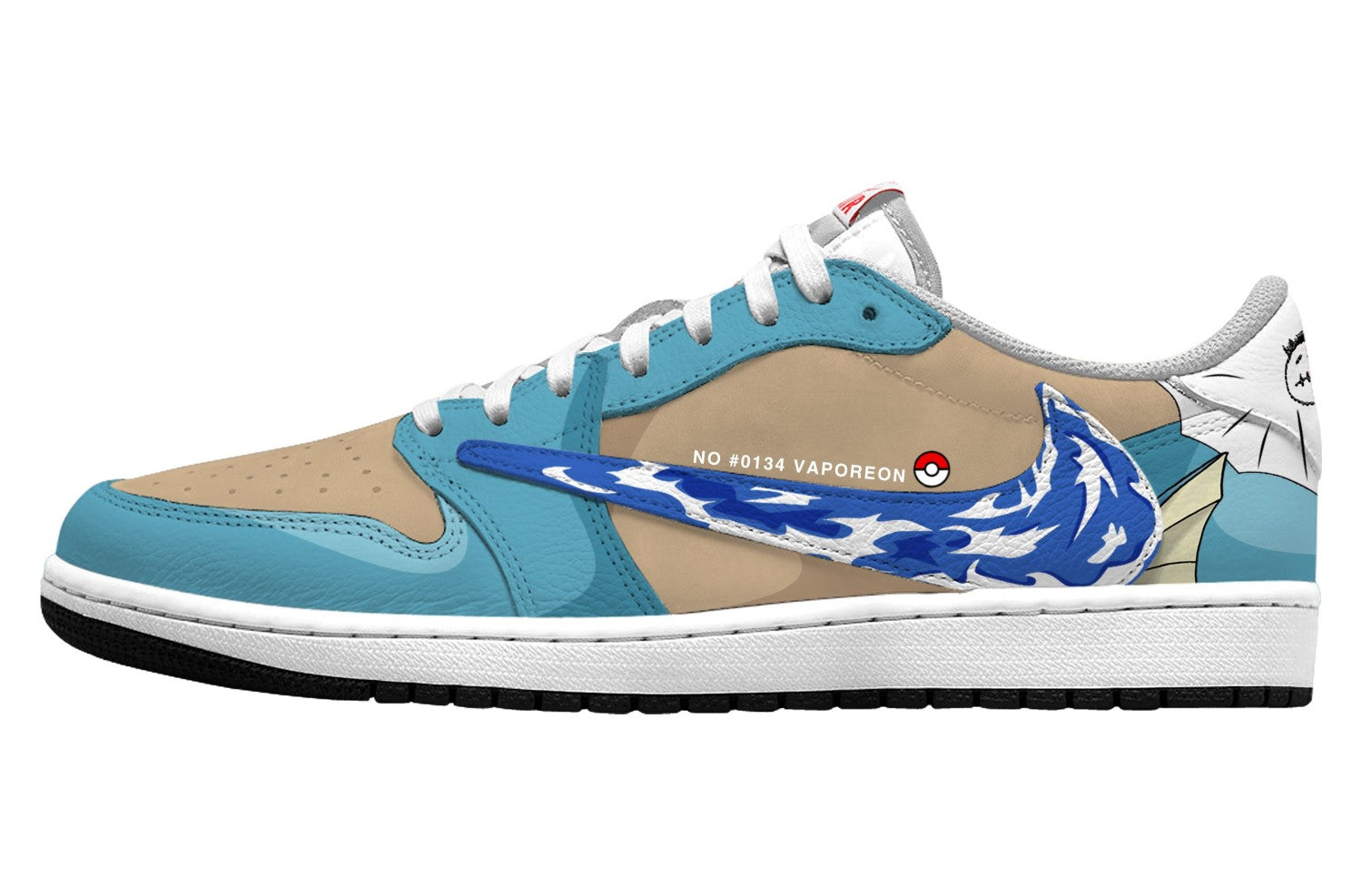 Vaporeon V.1 Custom TS Low Sneakers