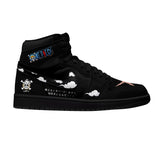 Luffy Gear 5 Nika V.10 Custom High-Top Sneakers
