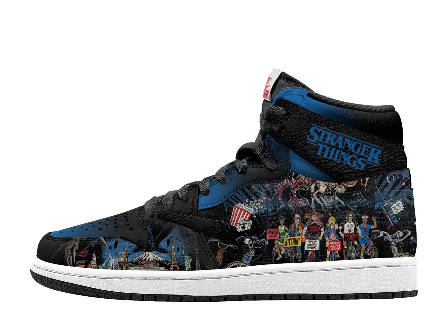 The Upside Down V.2 Custom TS High Sneakers