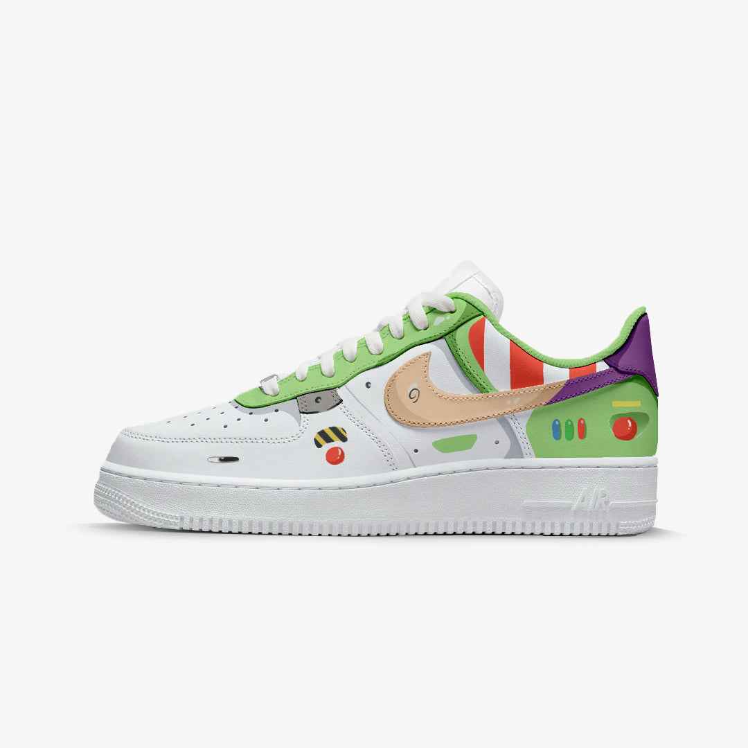 TOY STORY CUSTOM PAINT BUZZ LIGHTYEAR Air-Style Sneakers
