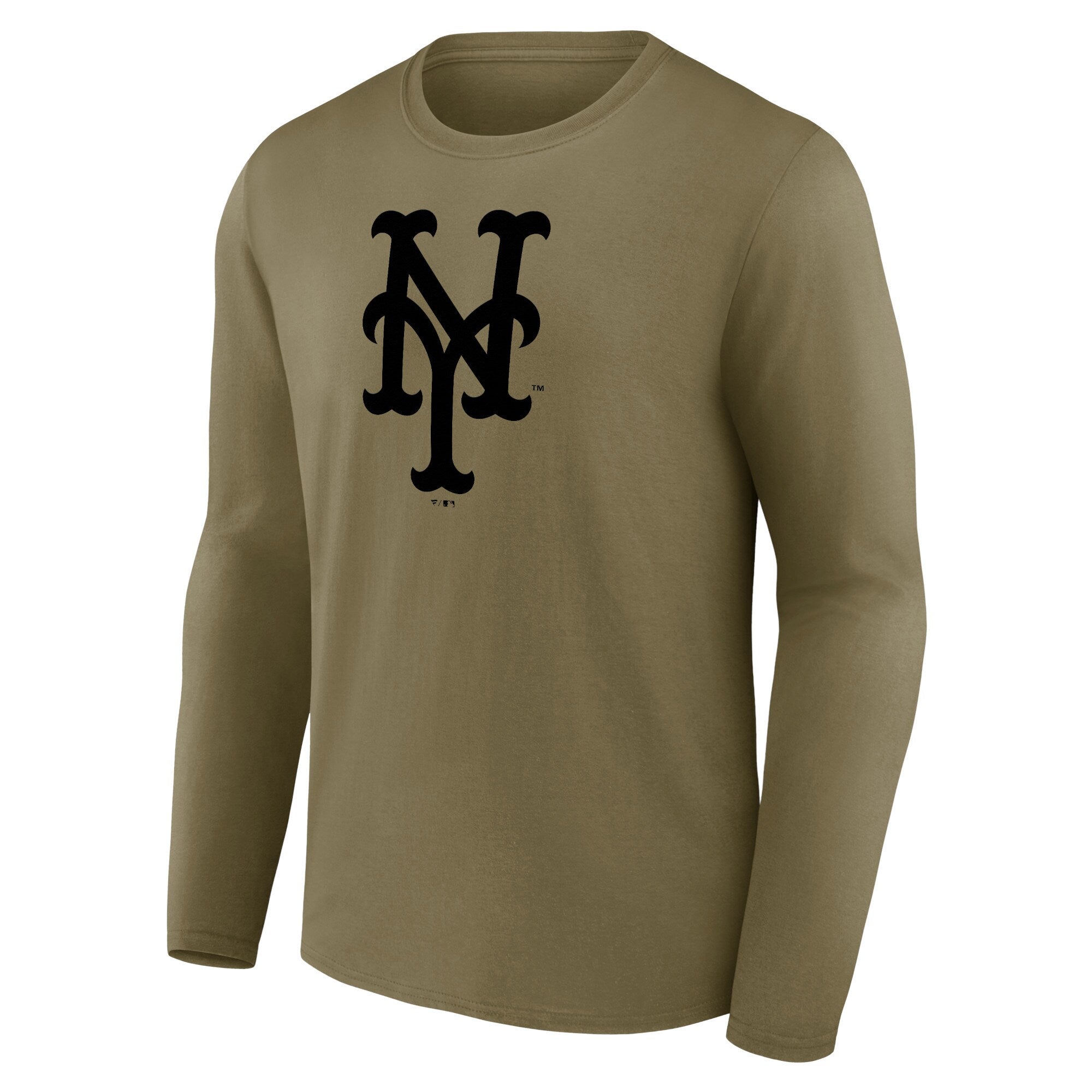 New York Mets Mono Logo Graphic Long Sleeve T-Shirt - Mens