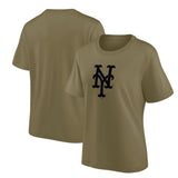 New York Mets Mono Logo Graphic Oversized T-Shirt - Womens