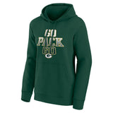 Green Bay Packers Hometown Heavy Hitter Graphic Hoodie - Womens