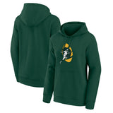 Green Bay Packers Classic Logo Hoodie- Womens