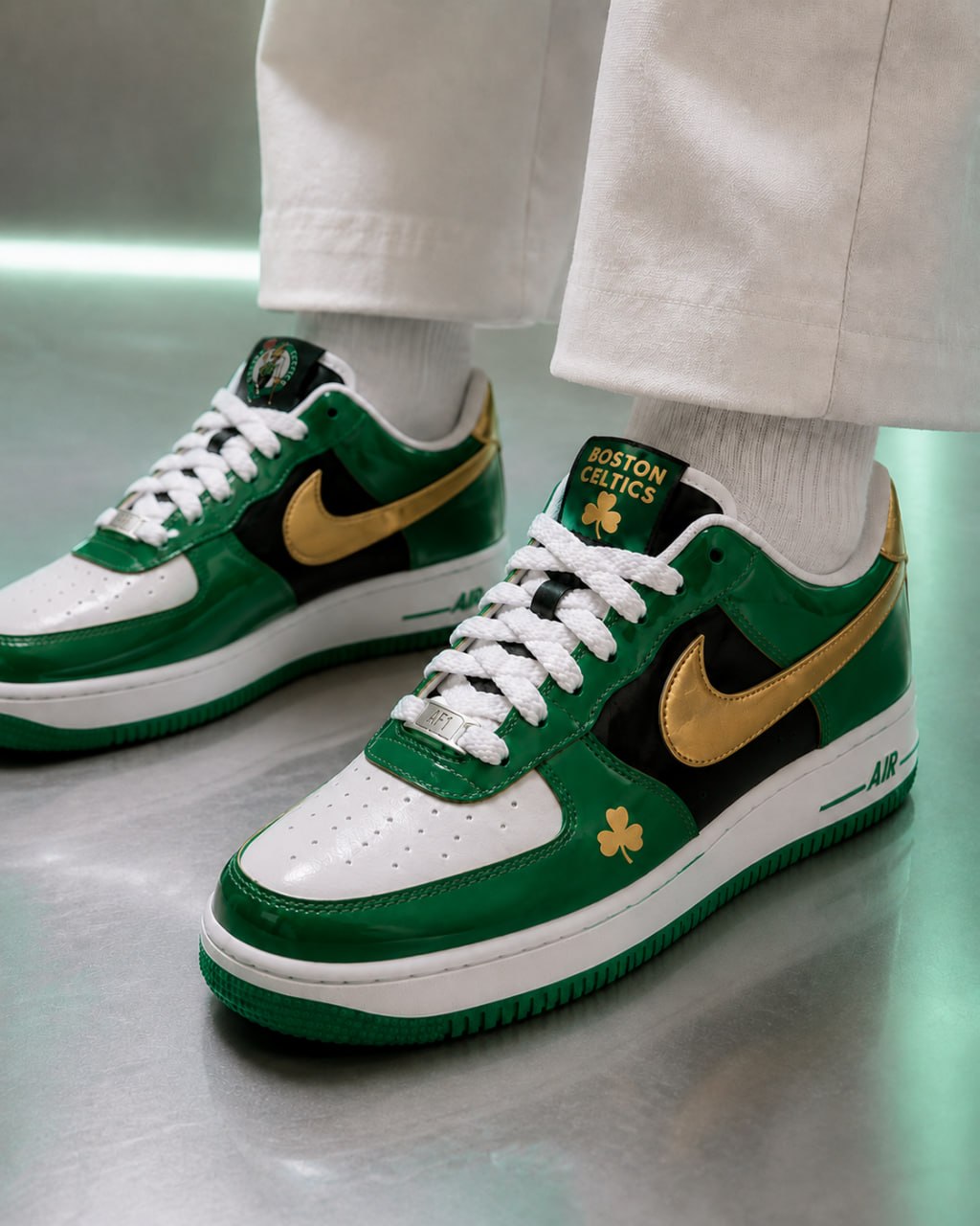 Boston Celtics  Custom Air-Style Sneakers